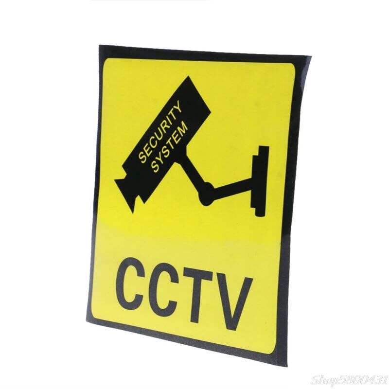 thumbnail image 2 of Video Surveillance Security Warning Decals – Caution Signs – Set Of 5 Stickers 2 of 4