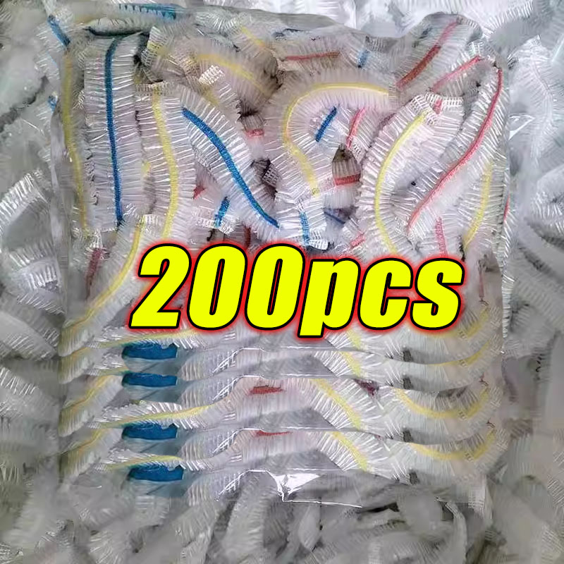 Cubierta de plástico desechable para alimentos, envoltura elástica colorida, cubiertas para alimentos, tapa para mantenimiento fresco, placa, bolsas de embalaje de nailon para cocina, bolsa de almacenamiento