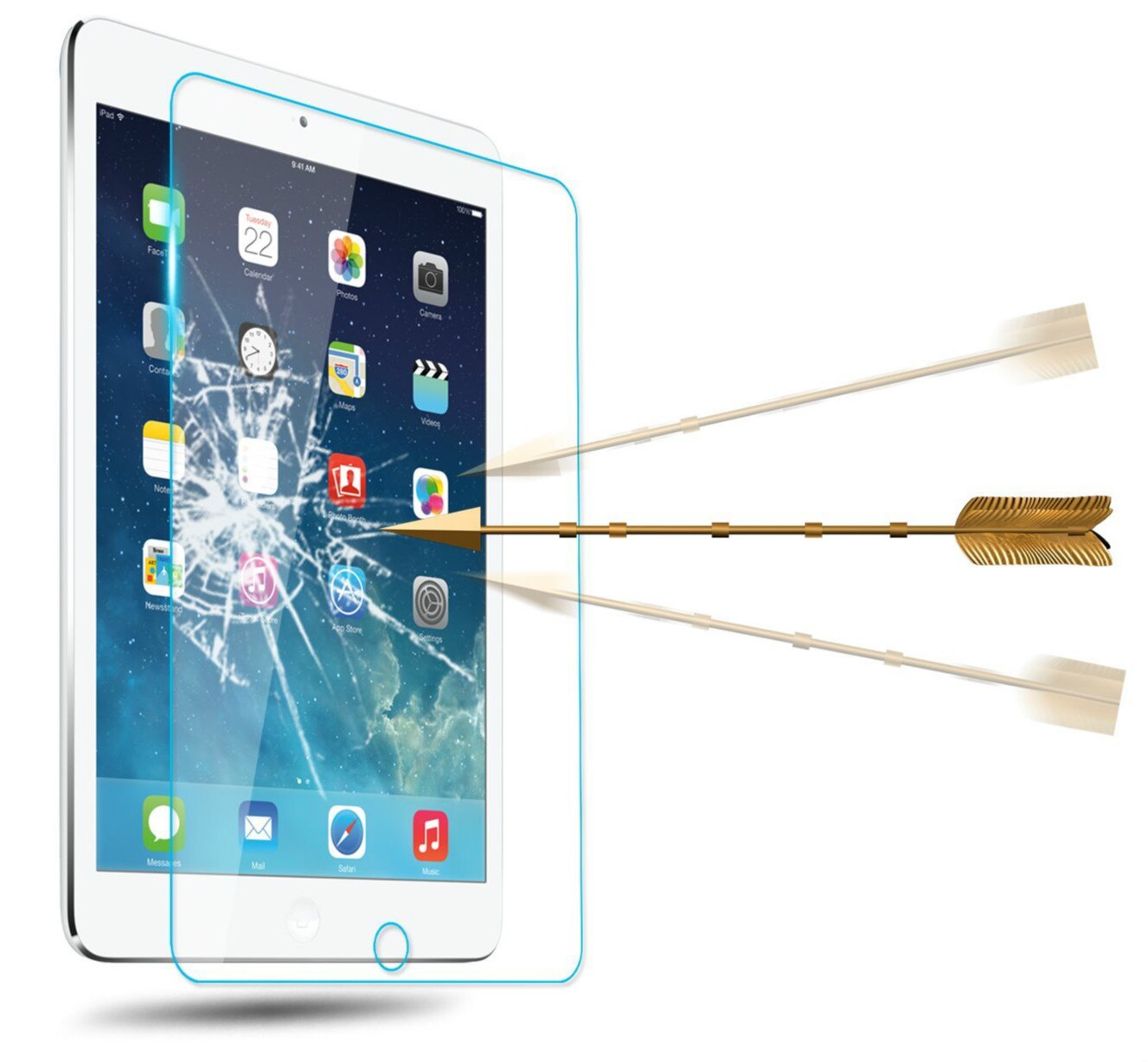 Tempered Glass Screen Protector For ipad Pro 11 10.5 10.2 9.7 Air 1 2 3 mini 4 5 6th 7th generation