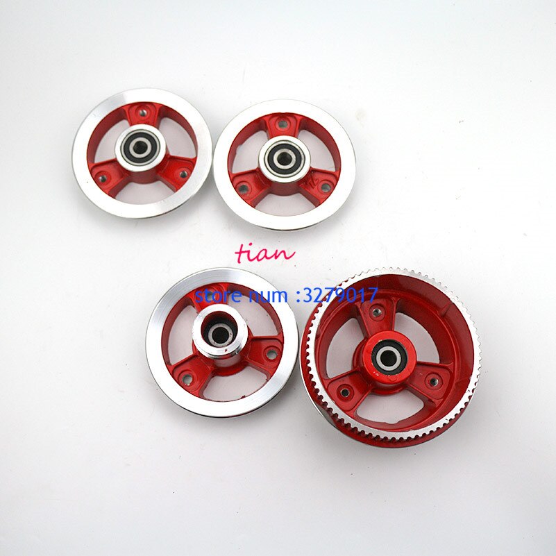 Ruedas delanteras y traseras para patinete eléctrico, ruedas de aluminio de 8 pulgadas, compatibles con patinete plegable eléctrico de 8 pulgadas, 200X50