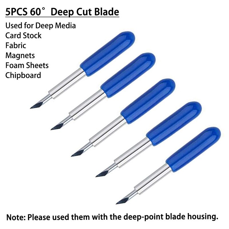 25 Stuks Vervangingen Blades Voor Cricut Verkennen Maker Uitdrukking 45 Graden 30 Graden 60 Graden Vinyl Stof Messen