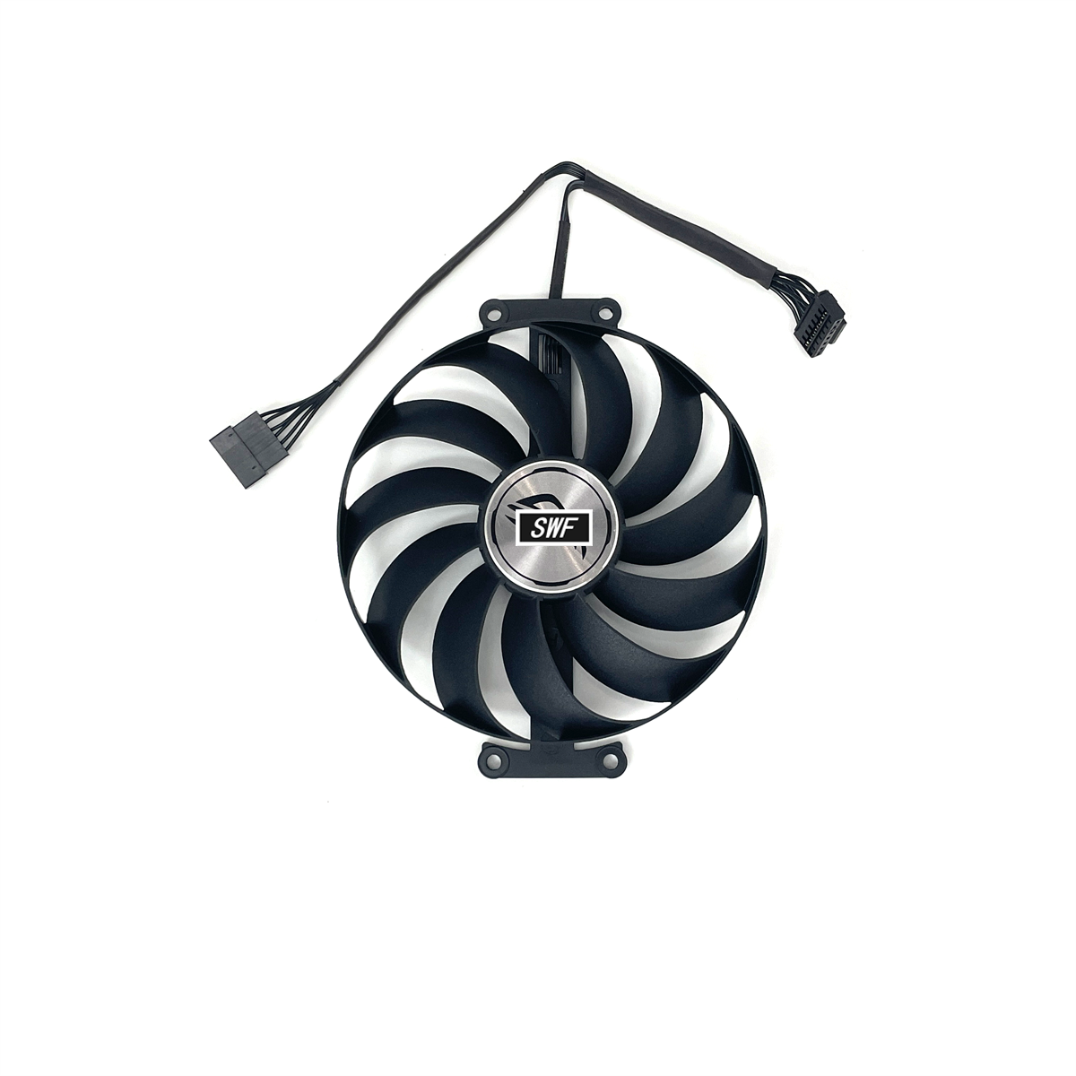 95MM CF1010U12S T129215SU Cooler Fan Replacement For ASUS ROG Strix GeForce RTX 3060 Ti 3070 3080 3090 Ti Graphics Video Card: Silver