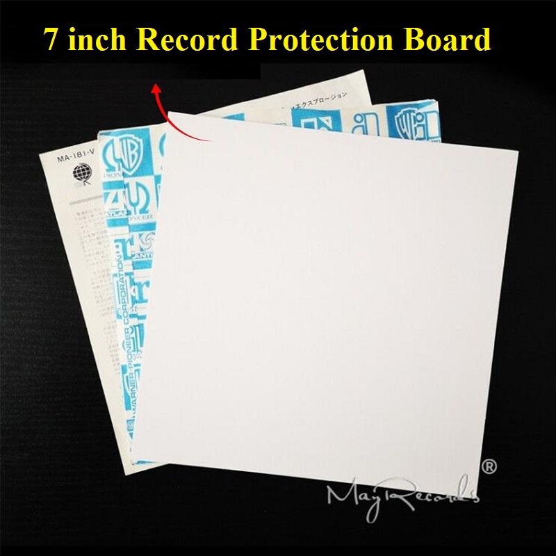 10PCS 7 pollici Record scheda di protezione in vinile prevenire danni busta vinile EP Record cartone bianco protezione Record migliorata