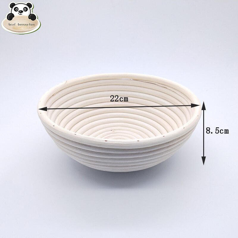 Banneton-canasta de pan forrada de lino respetuosa con el medio ambiente, utensilio para hornear, sin blanqueamiento, buena para el cuerpo