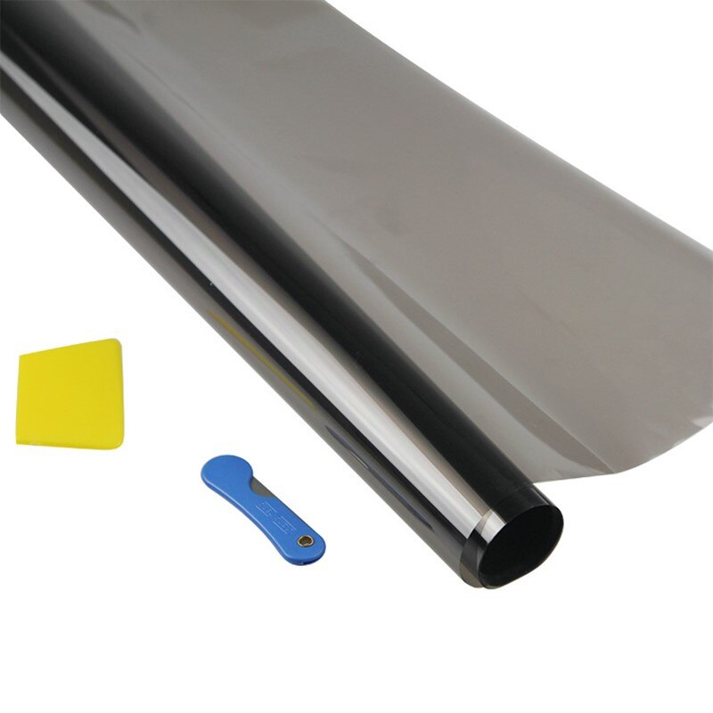 300Cm X 50Cm Zwart Autoruit Folies Tint Tinting Film Roll Auto Auto Thuis Vensterglas Zomer Solar uv Protector Sticker Films