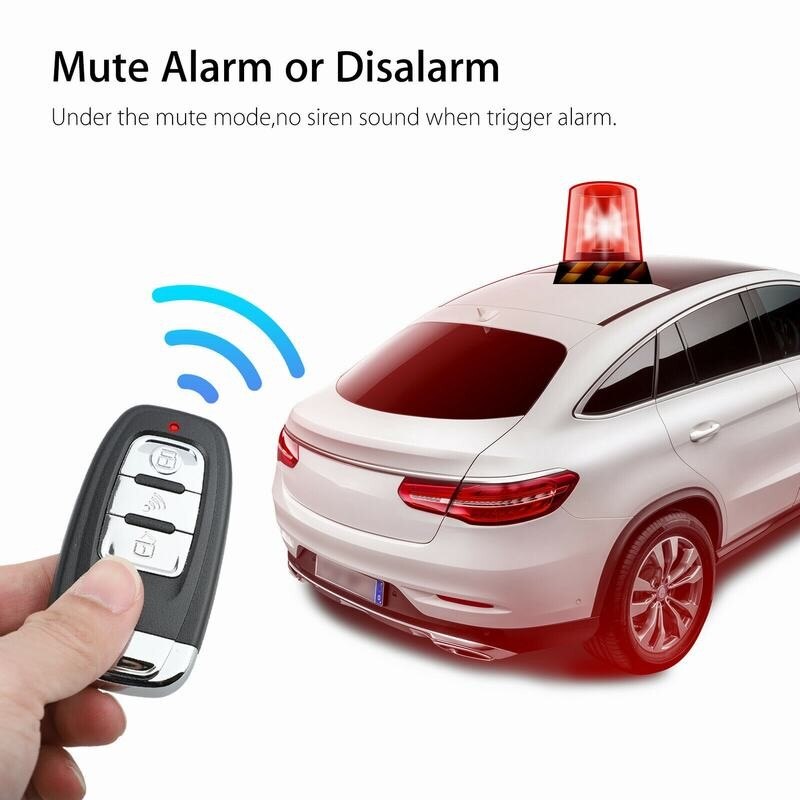 12V Car Alarm System Car Start Stop Button Engine Push Start Button Alarm Lock Keyless System Door Push Button Tactile Buttons