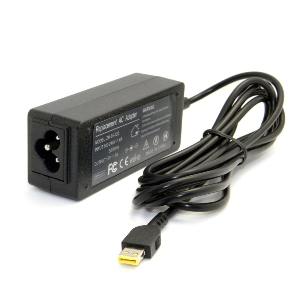 PW-141 Lenovo ThinkPad 10 flat charger power adapter 12V 3A 36W small mouth