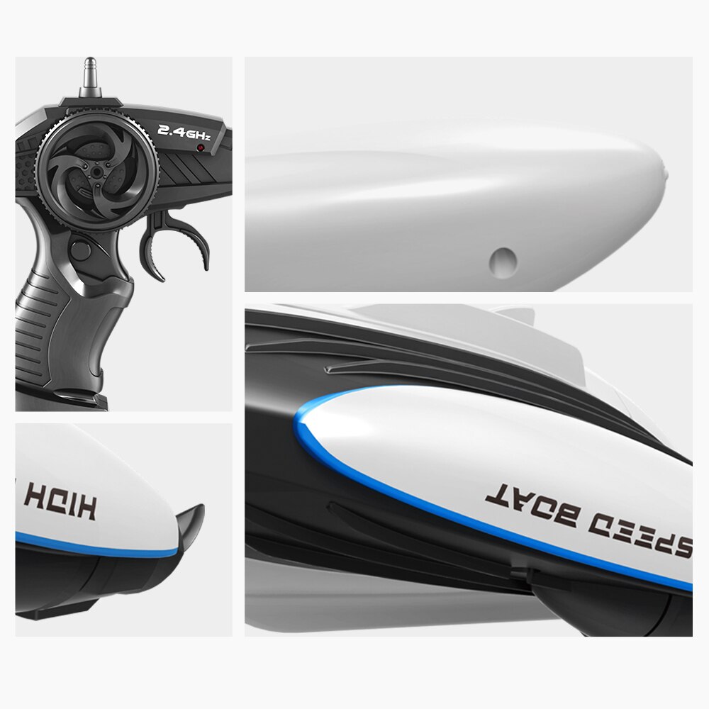 2.4G remote control boat competitive speed boat high-speed boat electric remote control double-sided boat