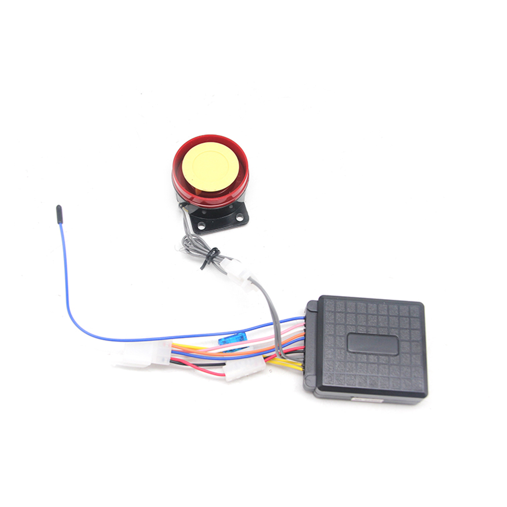 ZSDTRP 12V Motorcycle Alarm System Motorbike Anti-theft Security Alarm System 315KHz Motorcycle Remote Control Security Engine