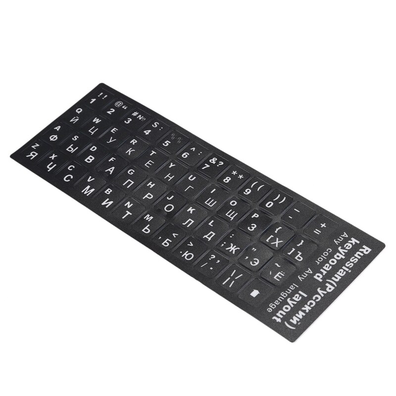 1 stk russiske bogstaver tastatur klistermærke & 1 sæt pci-e  x1 to m .2 ngff e-nøgle wifi trådløs netværksadapter konverter kort