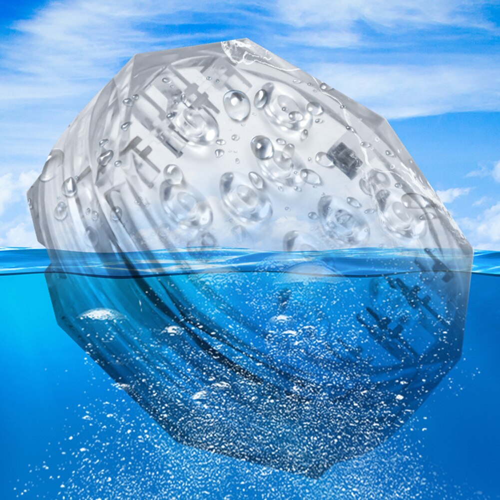 RGB Remote Control Submersible Light Waterproof Underwater Lights Swim Pool Light Pool Equipment Water Light Decorative Lamp