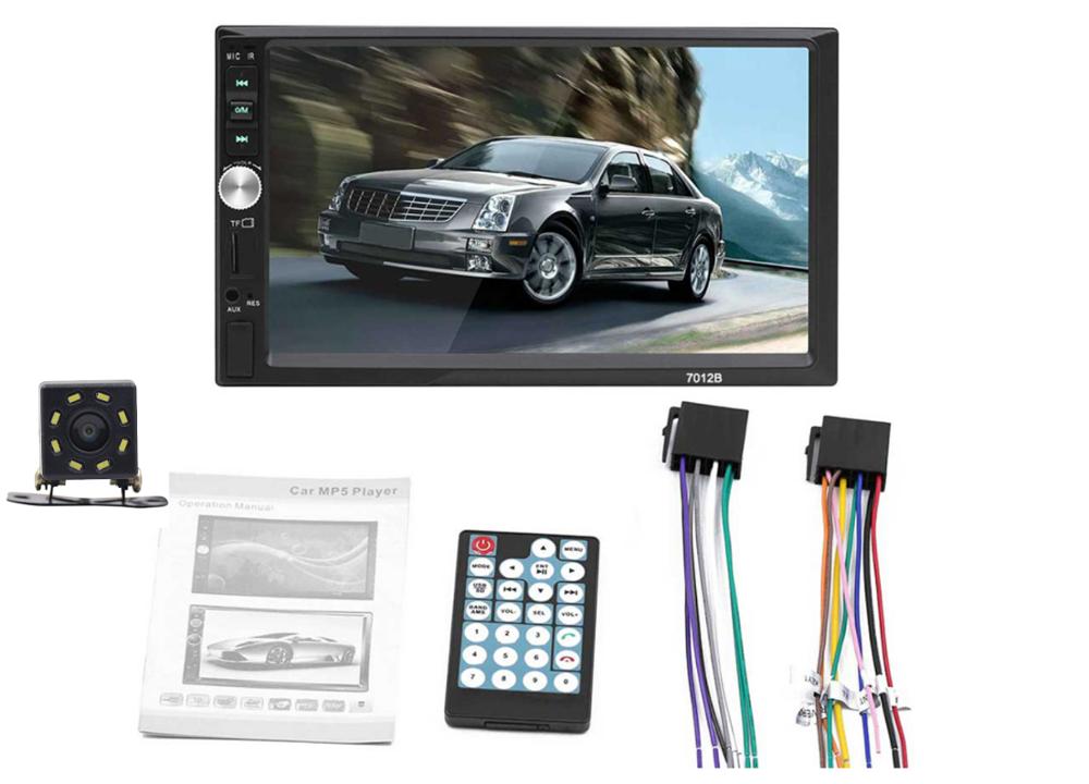 Autoradio Bluetooth Handsfree Auto MP5 Speler Autoradio 2 Din Mirrorlink Reverse Afbeelding Ondersteuning Achteruitrijcamera Auto Stereo Fm /Tf