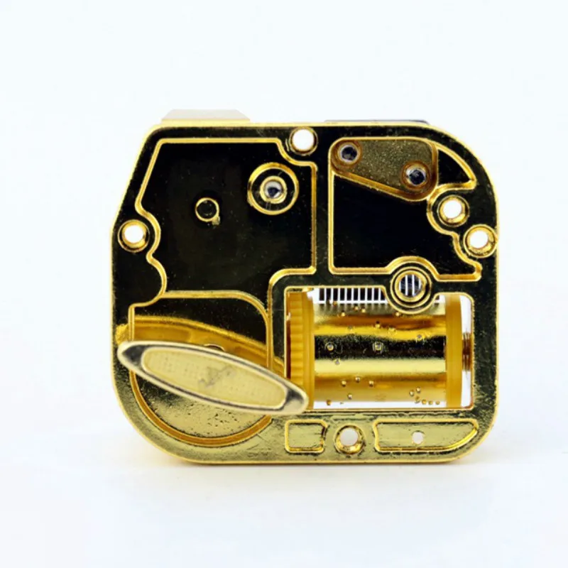 Gold-plated Music Box Yunsheng Movement 22 Kinds DIY Musical Box Accessories Birthday mini Desk Home Decor with Screws