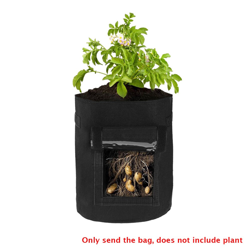 2 Size Plant Groeien Zakken Thuis Tuin Aardappel Pot Greenhouse Groenteteelt Zakken Hydraterende Jardin Verticale Tuin Zak Gereedschap: No.2 / 7 gallon