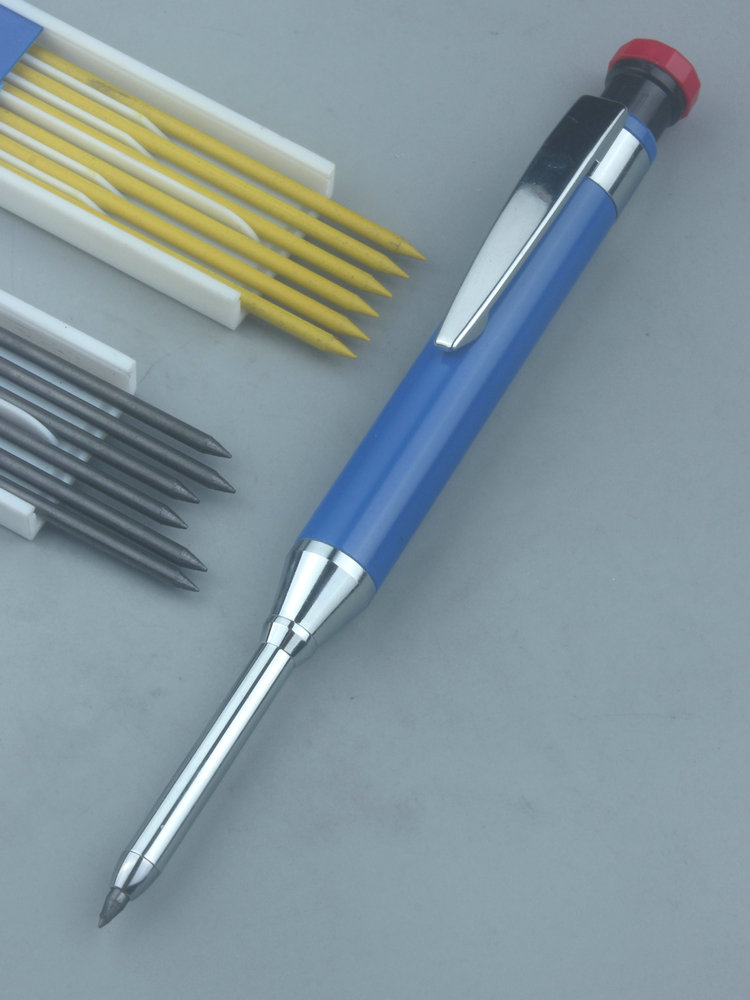 Marqueur de trous profonds, crayon mécanique de 2.8mm, Conduit métallique mince, peinture, utilisation en profondeur du marquage d'ingénierie au plomb épais