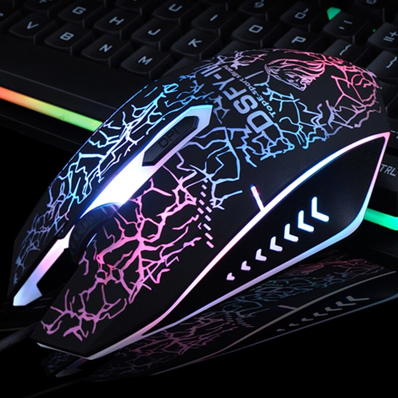 Klawiatura Gamingowa PC z Podświetleniem RGB - Mechaniczna, Przewodowa, 104 Klawisze, Multimedia