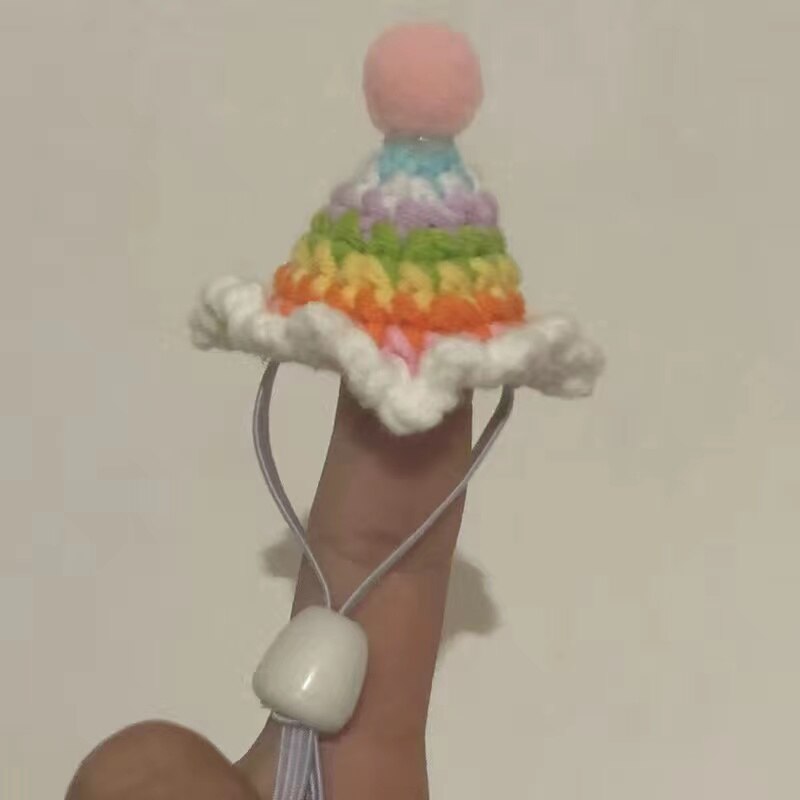 Hand Crocheted Hamster Hat Hamster Accessories Chipmunk Dwarf Rat Small Animal Hat Cute Hamster Clothes Hamster Supplies: 011