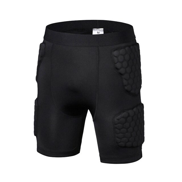 Mannen Sport Kneepad Elleboog Shock Guard Compressie Padded Shorts Shirt Vest Set Voetbal Basketbal Beschermende Gear Borst Rib Guards