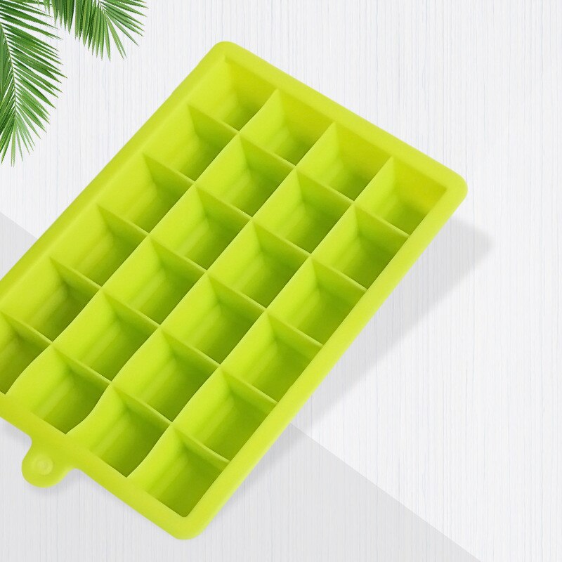 1pcs Honeycomb Ice Cube Tray 24 Cubes Silicone Ice Cube Maker Mold for Ice Cream Party Whiskey Cocktail Cold Drink: Green
