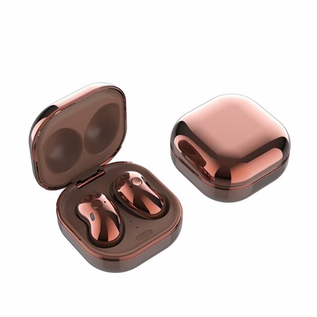 S6 Plus Bluetooth Earphone Music Headset Waterproof Earpiece Sport Earbuds For Iphone Huawei OPPO Xiaomi TWS Wireless Headphones: Gold NO LED