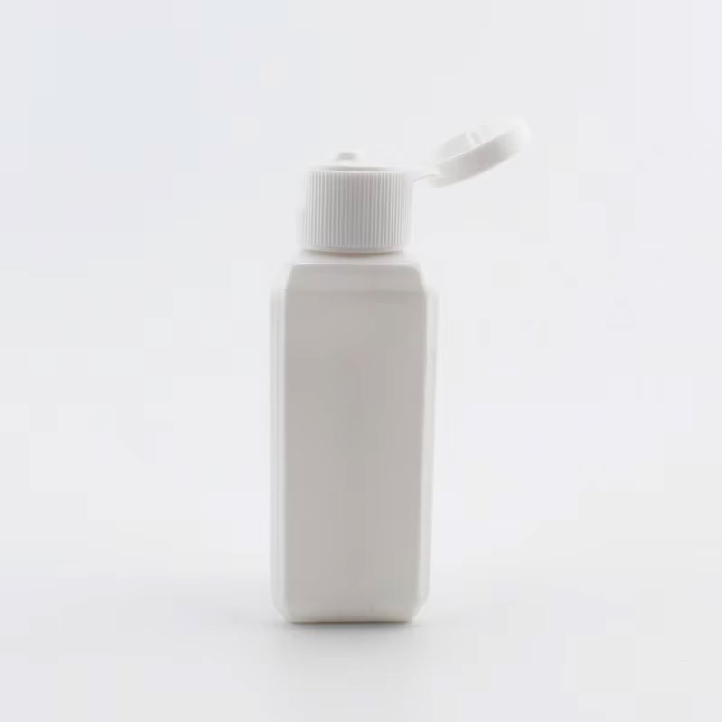 30 stk. 50ml tomme 100ml firkantede plastflasker med skrukork, reisebeholdere til kosmetikk, prøveemballasje til personlig pleie