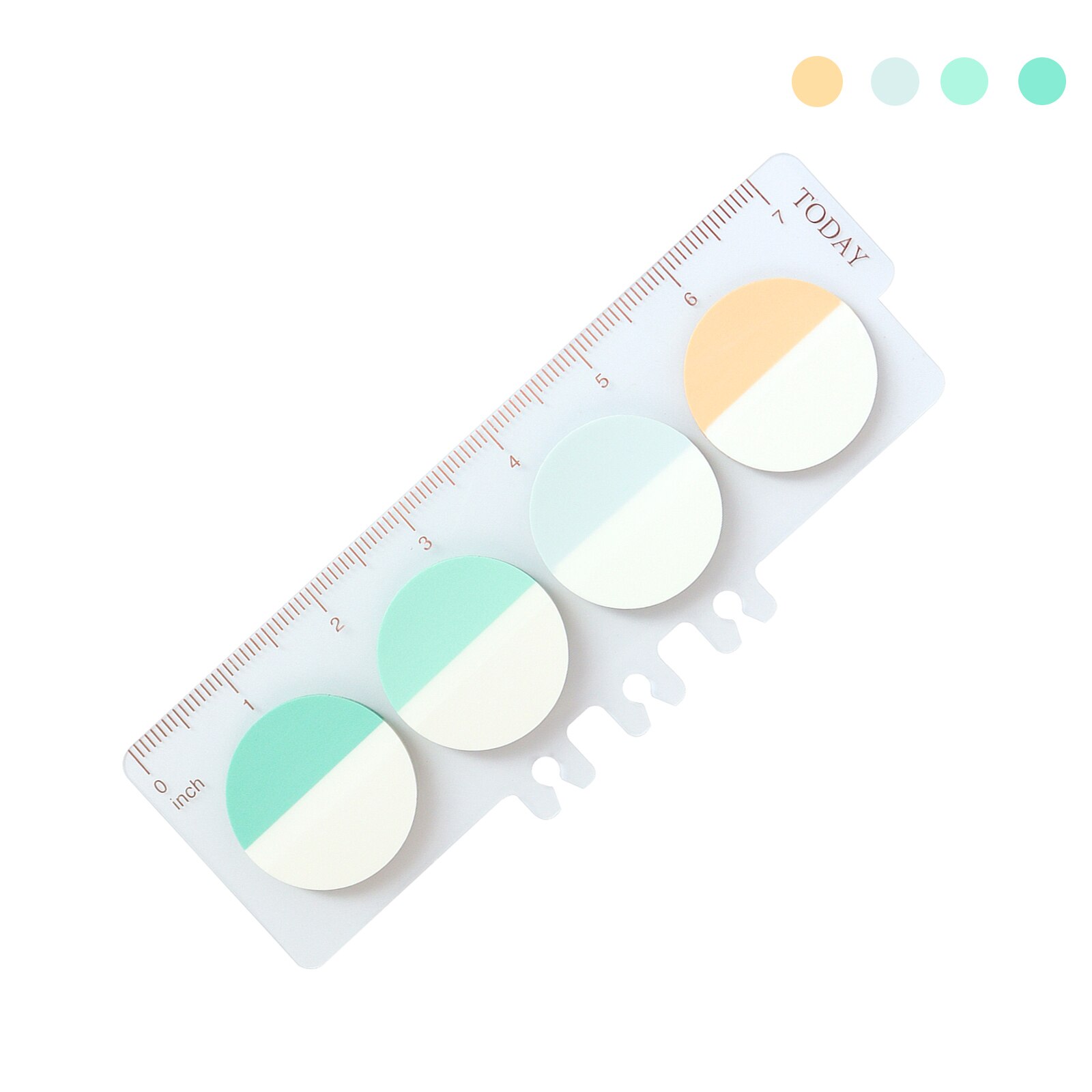 Transparante Sticky Note Zelfklevende Bladwijzers Kawaii Clear Sticky Adhesive Notes Voor Discbound Planner Kantoorbenodigdheden