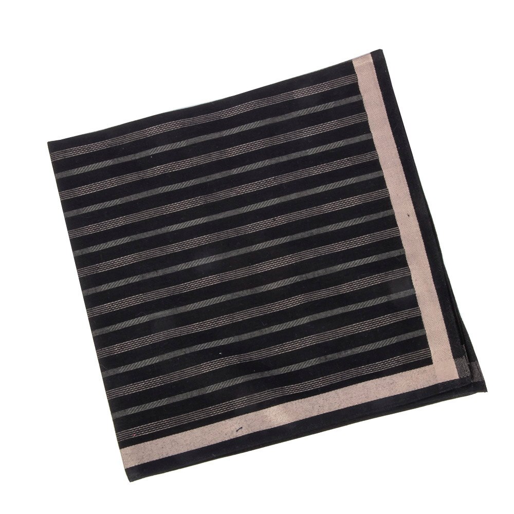 pañuelo de bolsillo a cuadros para hombre de clásico a la , pañuelos cuadrados de bolsillo, pañuelo a rayas de algodón 43cmX43cm: Default Title