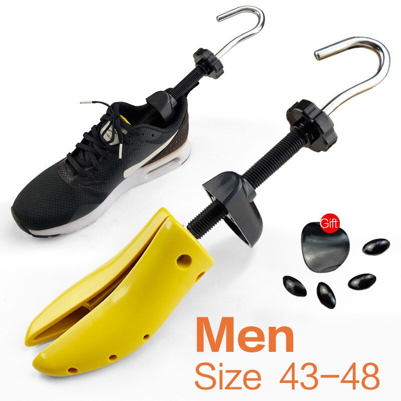 1 PC Expanding Shoes Tree Shoe Support Device For Men And Women Tree High-grade Plastic Shoe Tree Shaper Expander: black