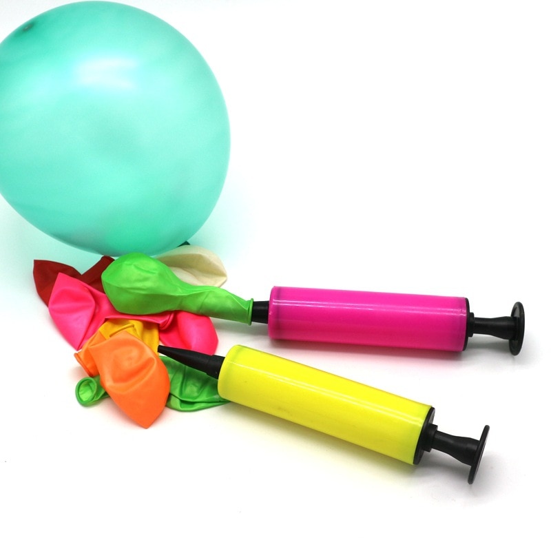 1 Pcs Pomp Ballon Accessoires Hand Push Mini Plastic Inflator Luchtpomp Draagbare