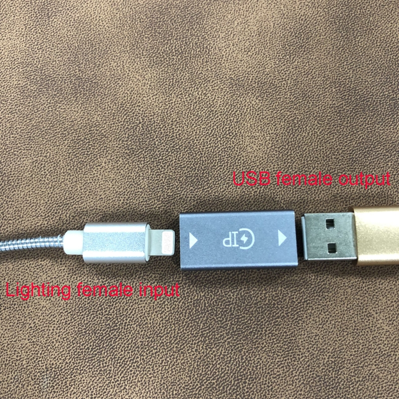 8pin-Lightning kobieta na USB 3.0 kobieta konwerter Adapter złącza dla USB kabel USB karta dysku czytnik USB lampa wentylator i więcej