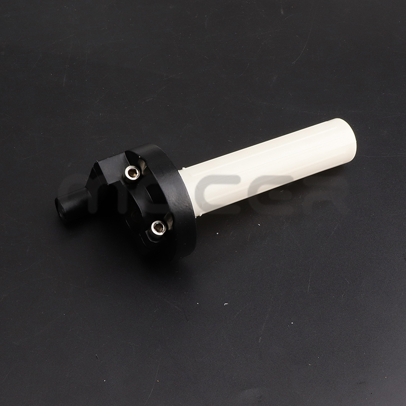 Tubo dell'acceleratore dell'acceleratore a torsione del motociclo e alloggiamento del supporto del cavo dell'acceleratore in alluminio per Motocross Dirt Pit Bike ATV Quad