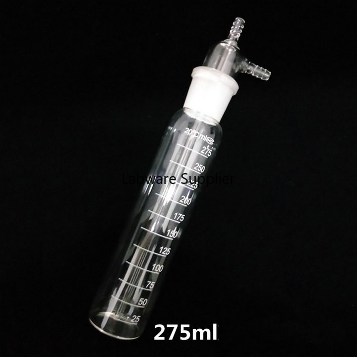 1 teil/los 25 ml/50 ml/75 ml/125 ml/250 ml/275 ml Glas auswirkungen Absorber flasche, Auftreffen Gas Probenehmer