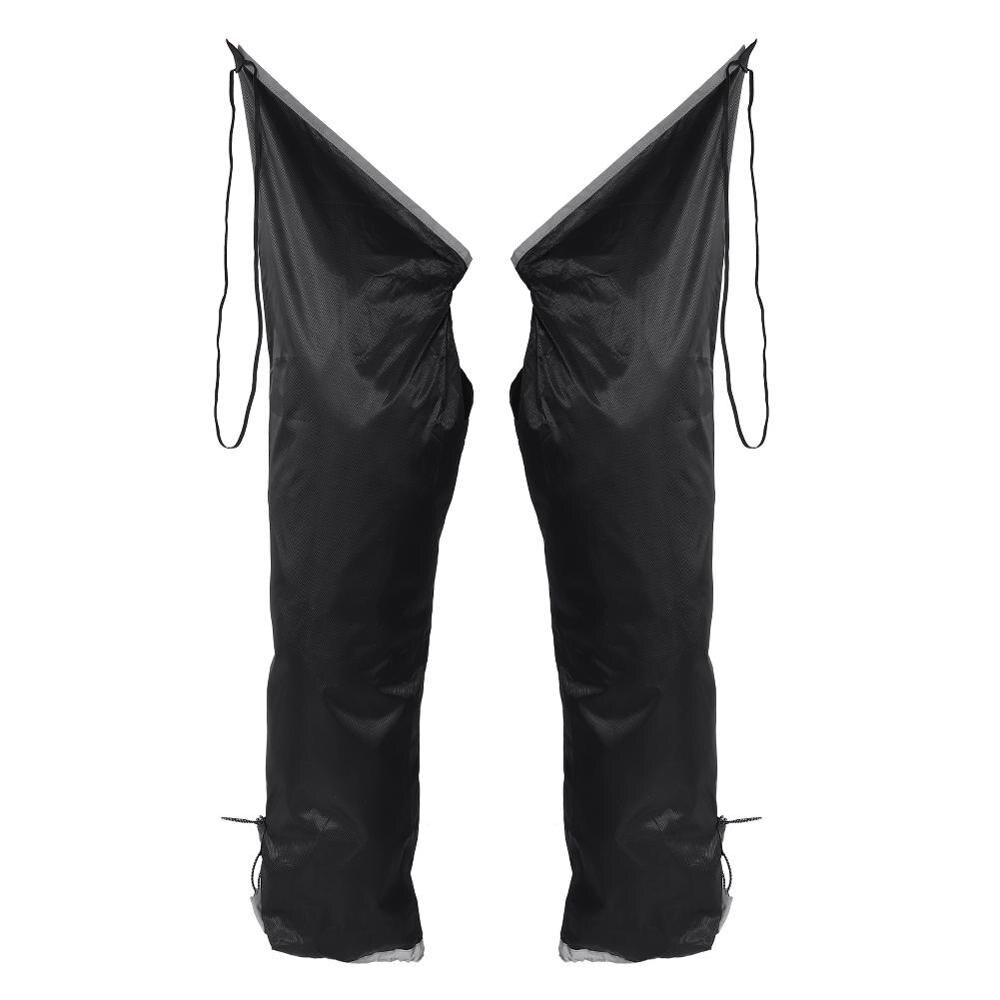 Wild fishing rain pants anti-dirty waterproof pants legs mountaineering hiking walking splash-proof simple portable rain pants