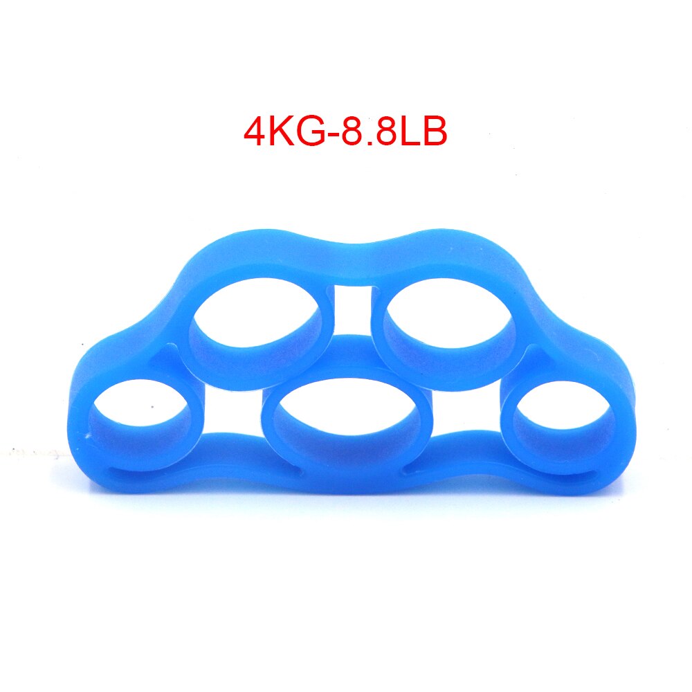 Hand Grip Strengthener 100 % Silicon Hand for Practice Finger Wrist Trainer Gym Guitar Simulator Piano Resistance Bands Fitness: black