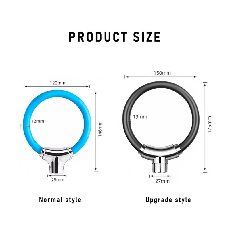 Lightweight Bicycle Lock Key Password Anti-theft Padlock MTB Road Bike Lock Motorcycle Lock Cycling Accessories