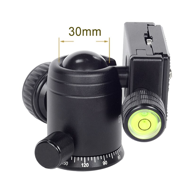 Awei W10 Camera Ball Head Video Dslr Statiefkop Mount Mini Balhoofd 360 Graden Roterende Panoramisch Hoofd Voor Statief Dslr camera