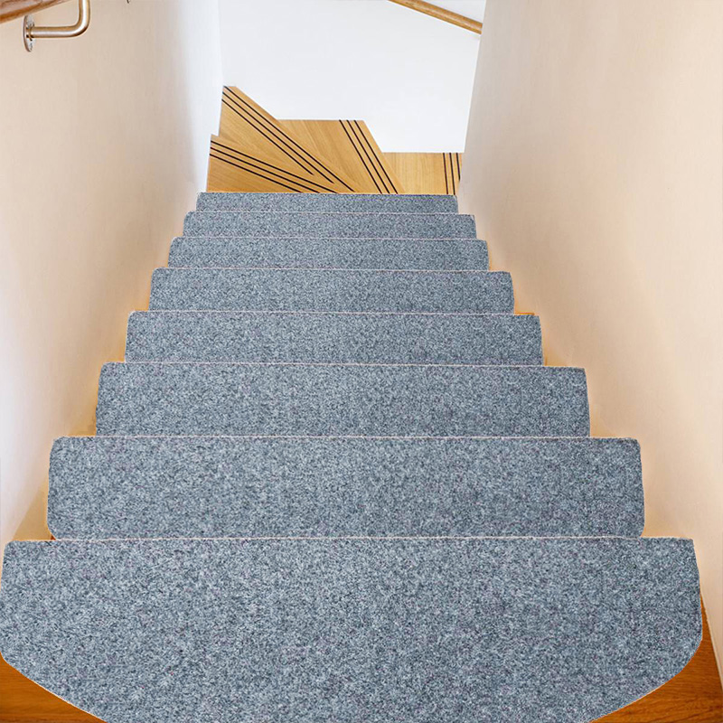 55X21CM Stair Mats Pads Non-Slip Self-Adhesive Carpet Stair Tread Mat Home Reusable Durable Stairway Cover Pads Household Decor