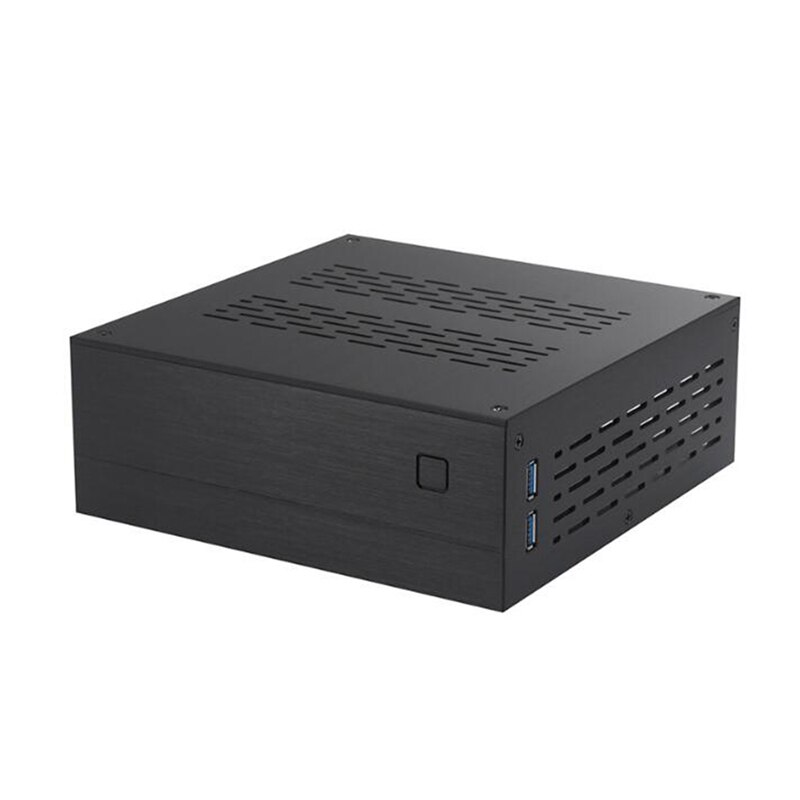 OPQ-A01 Mini ITX Computer Case Chassis Aluminum Briefcase Home Theater AC-DC HTPC Computer Box Desktop PC Enclosure: Default Title