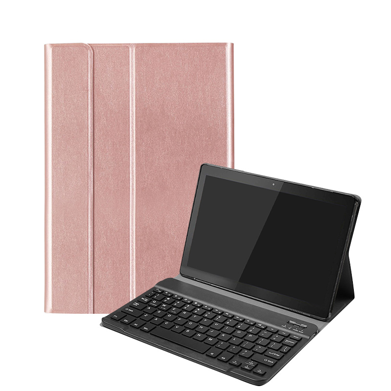Keyboard Case for Lenovo Tab M10 TB-X605F TB-X605L Removable Detachable PU Leather Bluetooth Keyboard Cover