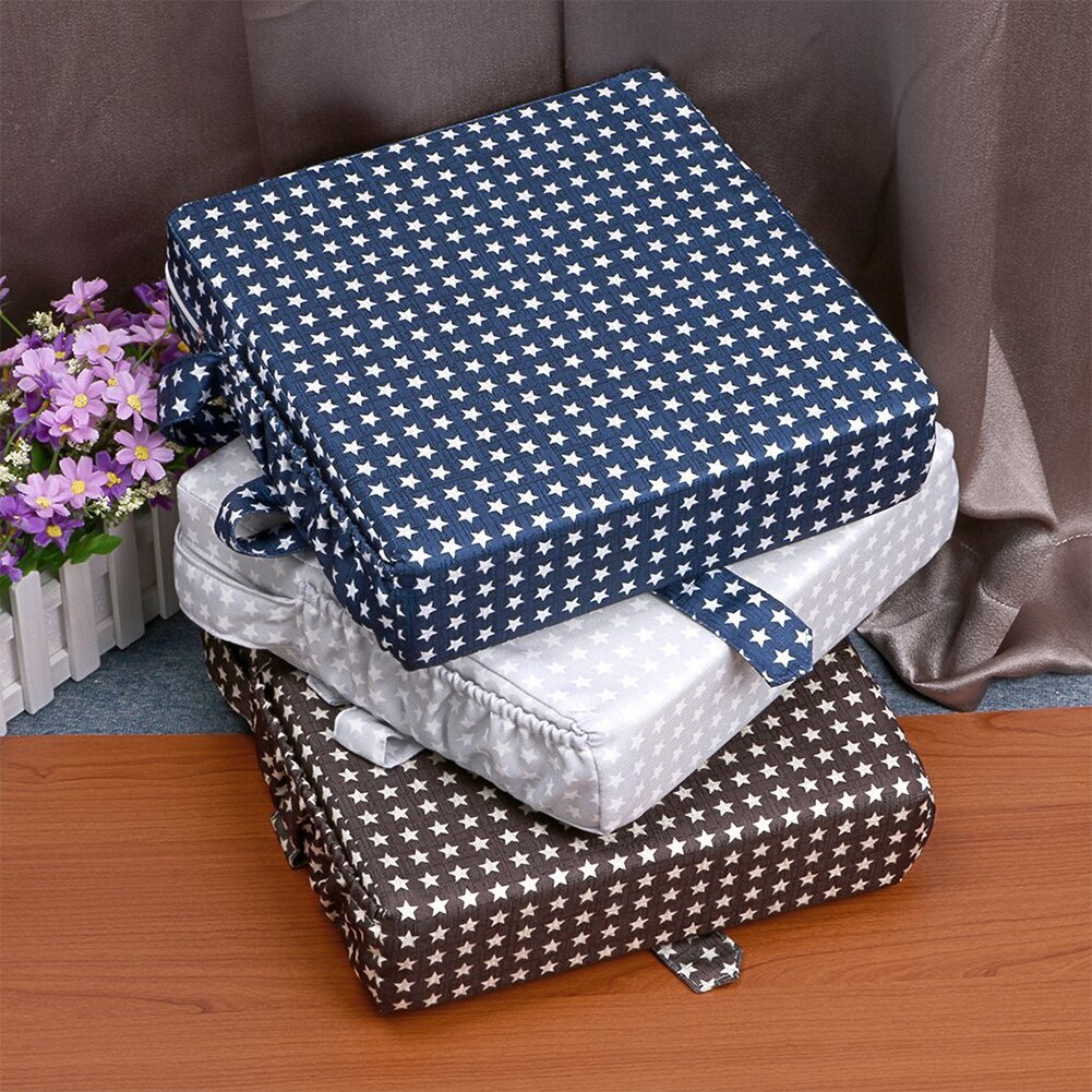 Stoel Kussen Hoge Stoel Spons Soft Dining Kinderen Wasbare Booster Seat Vierkante Verstelbare Kussen Beweegbare Verhogen Voor Baby 'S