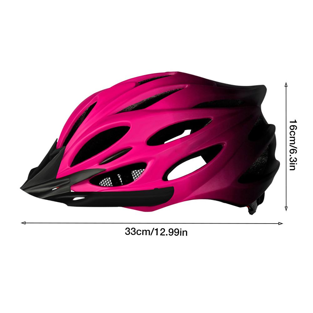 Cykelhjelm justerbar ultralet road mtb mountainbike cykelhjelm med baglys 54-62 cm helmes beskytter