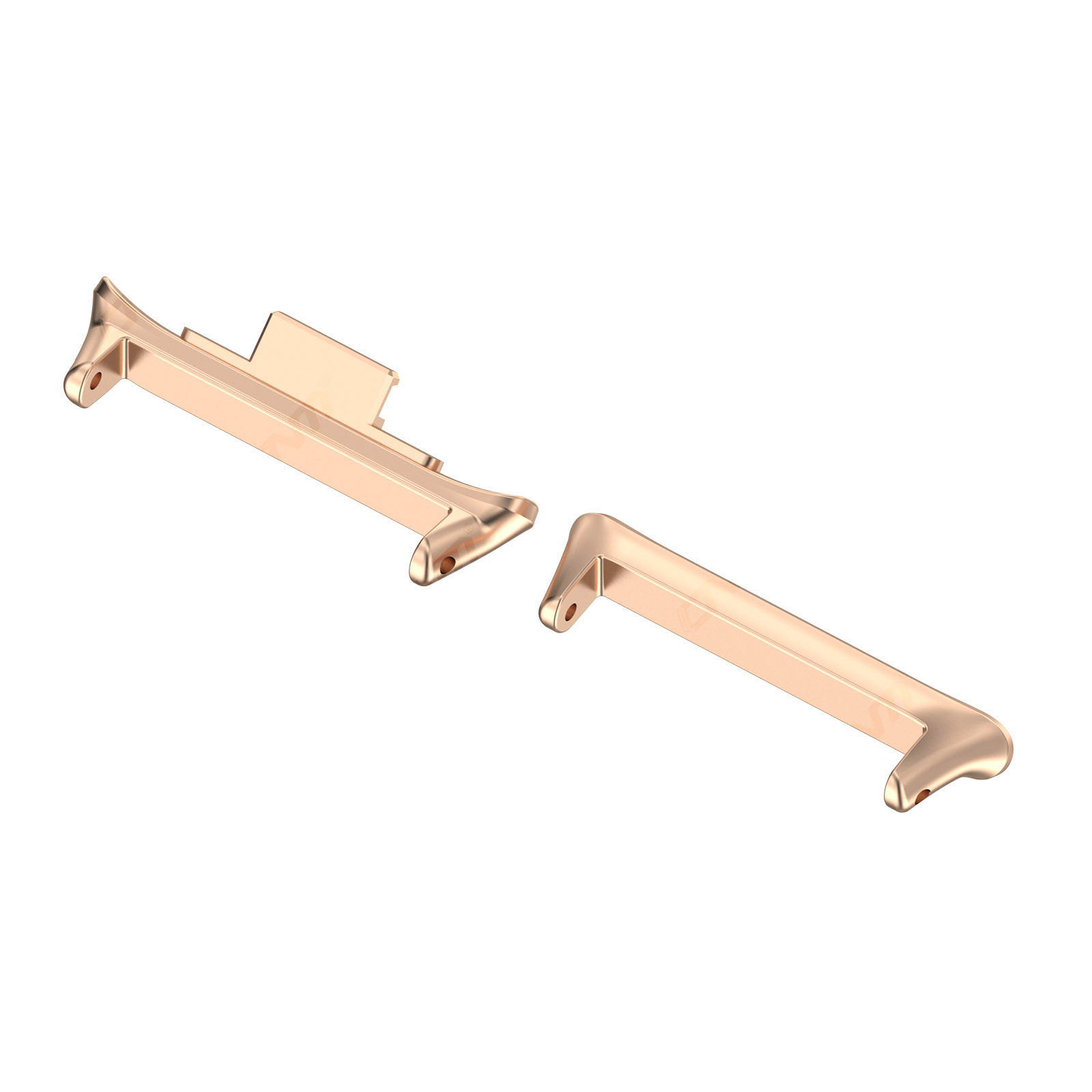 Strap Adapter for Xiaomi Mi Band 9 Pro Watchband Quick Adapter Connector band 9 Pro Dedicated Straps Metal Adapter Accessories: XS / Sand Pink