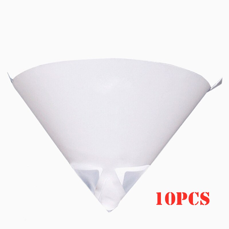 10 Pcs Verf Filter Papier Zuiverende Uitpersen Cup Trechter Wegwerp Papier 100 Mesh Verf Filte Mesh Conische Nylon Micron Papier