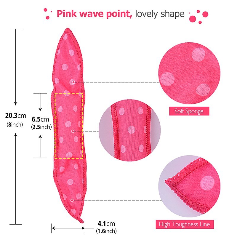5/10PCS Soft Sleep Pillow Hair Rollers Hair Curlers Set Best Flexible Foam And Sponge Magic Hair Care DIY Hair Styling Tools
