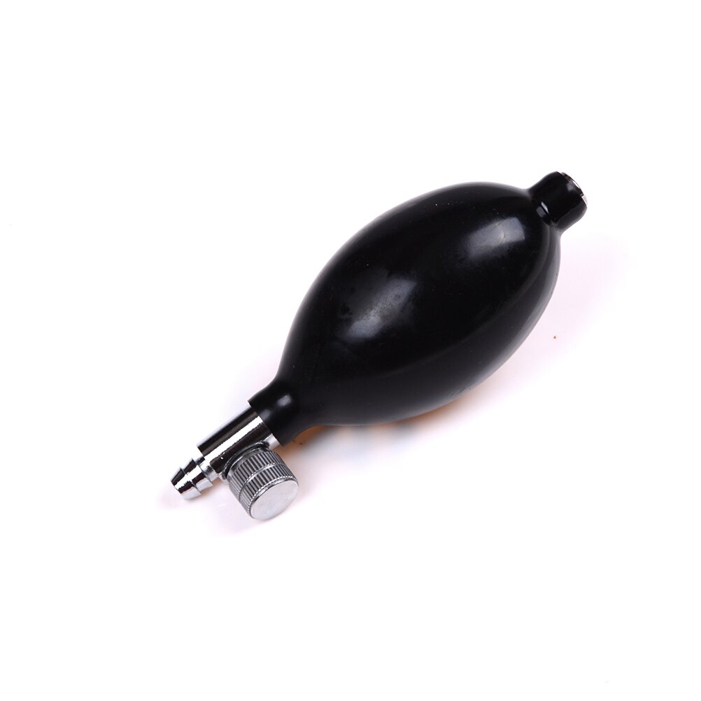 Replacement Manual Inflation Blood Pressure Latex Bulb With Air Release Valve Black