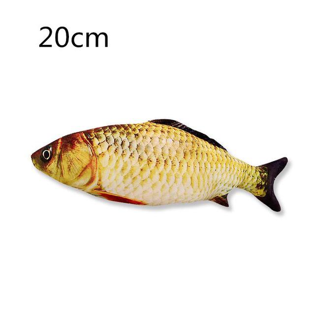 Plush 3D Carp Fish Shape Cat Toy Cute Simulation Fish Playing Toy For Pet Catnip Fish Stuffed Pillow Doll: 04