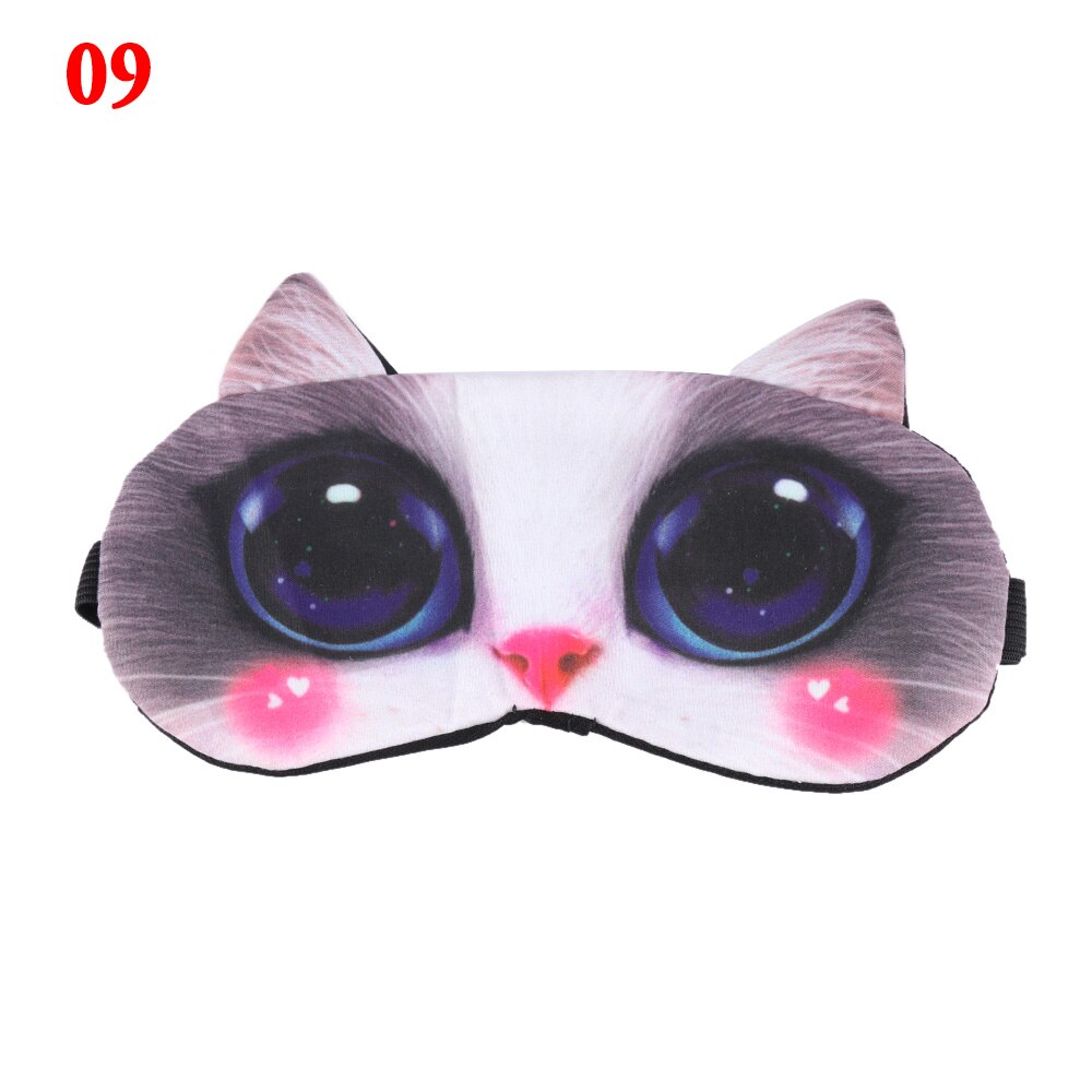 Almohadillas para dormir antifaz acolchado opaco, ayuda para relajar los ojos, sombreado, parche para los ojos, gafas, herramienta de viaje: 9