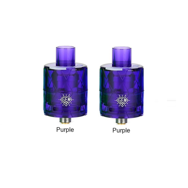 Original 2pcs Freemax GEMM Tank 5ml E-cigarette Atomizer with Mesh Coil 25mm Diameter Vape Vaporizer for Box Mod: Purple / G1 0.15ohm