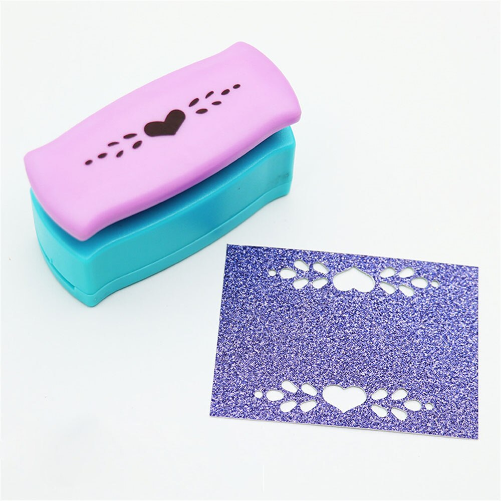 1pc papel ofício perfurador buraco perfurador modelador para diy cartão de saudação pode ser usado para cortar cartão de papel para crianças diy arte aleatória