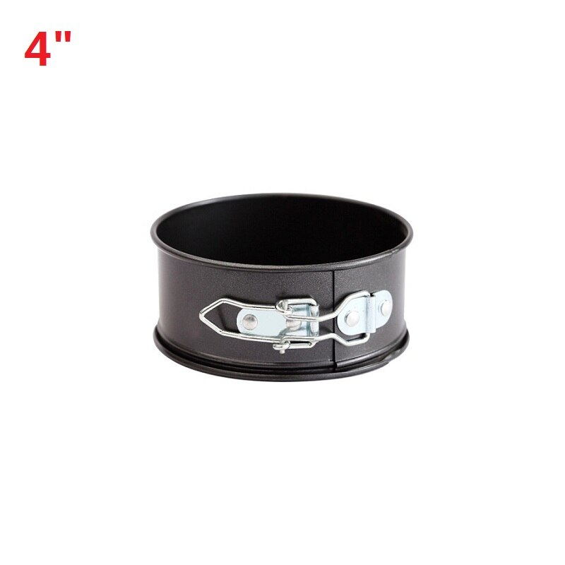 Carbon Steel Non-stick Springform Pan Cheesecake Pan Round Cake Pan Bakeware Cake Baking Moulds Kitchen Accessories: 4 inch